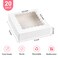 Kucoele Pie Boxes 8 x 8 x 25 Inches 20 PCS White