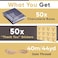 Leafiew 50 Pack Small Charcuterie Boxes with Clear Lids To Go Paper Mini Charcuterie Box Disposable Food Containers 5Inch Dessert Boxes Sandwich Cookie Sushi Cake Slice Strawberries Black