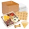 LNDIEHS 20Pcs Small Charcuterie Boxes with Clear Lids Paper Mini Charcuterie Boxes To Go Disposable Food Container with Lid Dessert Boxes for Sandwich Cookie Sushi Cake Slice and Strawberries