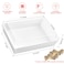 Ocmoiy 7x5 Inch Charcuterie Boxes with Clear Lids 50 Pack Paper Bakery Boxes with Window Disposable Take Out Food Containers for Sandwiches Strawberries Cookies Cupcakes White