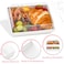 Ocmoiy 7x5 Inch Charcuterie Boxes with Clear Lids 50 Pack Paper Bakery Boxes with Window Disposable Take Out Food Containers for Sandwiches Strawberries Cookies Cupcakes White