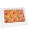 qiqee 9x6x25 Inch White Cookie Box with Window 15Pcs Pastry Macaron Bakery Box For Packaging