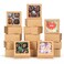 ROSPAKTEK 40 Pack Bakery Boxes 4x4x2 Inches Cookies Boxes Mini Bundt Cake Boxes Pie Boxes Cinnamon Roll Treat Boxes Chocolate Truffle Boxes Party Wedding Favor