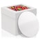 WINKIO 10 Inch Cake Box with Cake Boards 2 Pack Disposable Cake Carrier Cakes Transport Container White Bakery Holder with Window for Cookies Pies Cupcakes Pastry 10108 Inches