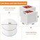 WINKIO 10 Inch Cake Box with Cake Boards 2 Pack Disposable Cake Carrier Cakes Transport Container White Bakery Holder with Window for Cookies Pies Cupcakes Pastry 10108 Inches