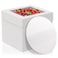 WINKIO 10 Inch Cake Box with Cake Boards 2 Pack Disposable Cake Carrier Cakes Transport Container White Bakery Holder with Window for Cookies Pies Cupcakes Pastry 10108 Inches