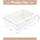 ZORRITA 8 x 6 Inch Paper Charcuterie Boxes with Clear Lids 20 Pack Large Disposable Take Out Bakery Boxes To Go Containers for Cake Slice Cupcakes Sandwiches Cookies Cocoa Bombs Salads White