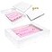 Huoshange 6 Pack 19x14x4 Inch AutoPopup Large Rectangle Cake Boxes with Thick Cake Boards Half Sheet Bakery Boxes for Pastry BakingCupcakeMuffins Pie