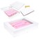Huoshange 6 Pack 19x14x4 Inch AutoPopup Large Rectangle Cake Boxes with Thick Cake Boards Half Sheet Bakery Boxes for Pastry BakingCupcakeMuffins Pie