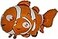 Grabo 37 Inch Clown Fish Shaped Foil Balloon