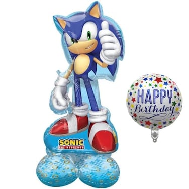 Anagram 53 Sonic Airloonz Balloon Birthday Decoration Sonic Party Supplies
