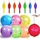 LEEZZIZZ 41Pcs Punch Balloons Thickened Neon Punching Balloon Heavy Duty with Rubber Band Handle Birthday Party Favors for Kids Weddings Goodie Bag Supply