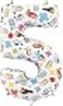 Toyland 26 Inch Bluey Bingo Number Foil Balloon Kids Party Balloons Number 15 Available