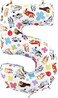 Toyland 26 Inch Bluey Bingo Number Foil Balloon Kids Party Balloons Number 15 Available