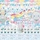 WOOACME Birthday Party Decorations Party Supplies Include Banner Backdrop latex Balloons Hanging Swirls Foil Balloon Cake Cupcake Toppers Tablecloth