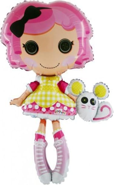 Toyland 42 Lalaloopsy Crumbs Sugar Cookie Shaped Foil Balloon Childrens Party Decorations