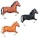 TCS Party 43 Jumbo Horse Foil Balloon Bundle 3Piece Set for Equestrian Western Country Rodeo Derby Cowboy Themed Parties Decor Brown Black and Tan