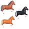 TCS Party 43 Jumbo Horse Foil Balloon Bundle 3Piece Set for Equestrian Western Country Rodeo Derby Cowboy Themed Parties Decor Brown Black and Tan