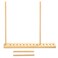 Auihiay 14 Sizes Adjustable Wood Balloon Sizer Ruler Measurement Tool for Balloon Decorations Arches Columns Rings Towers 014 Inch