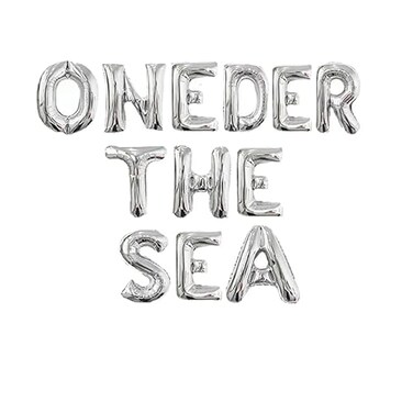 winwinstoree Oneder The Sea First Birthday Decor Mermaid Party Banner Decorations