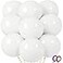 QIKOOLAA 32Pcs White Big Balloons 18 Inch Round Large Latex Party Balloons for Birthday Wedding Decorations white