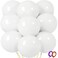 QIKOOLAA 32Pcs White Big Balloons 18 Inch Round Large Latex Party Balloons for Birthday Wedding Decorations white