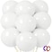 QIKOOLAA 32Pcs White Big Balloons 18 Inch Round Large Latex Party Balloons for Birthday Wedding Decorations white