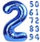 IWERP Navy Blue 2 Balloon Number Balloon 40 Inch Two Number Birthday Decorations Second 2nd Birthday Party Supplies Number 2