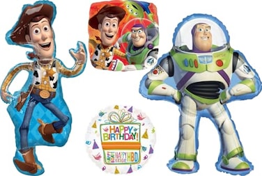 Anagram Woody and Buzz Lightyears Birthday Party Supplies Balloon Bouquet Decorations
