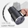 Cool Yoleb 30 oz Tumbler with Handle and Lid Stainless Steel Tumblers Double Wall Vacuum Insulated Travel Mug Leak Proof Cup Keep Drinks Cold and Hot Black 1 Pack