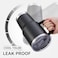 Cool Yoleb 30 oz Tumbler with Handle and Lid Stainless Steel Tumblers Double Wall Vacuum Insulated Travel Mug Leak Proof Cup Keep Drinks Cold and Hot Black 1 Pack