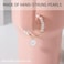 LUHOHI Letter Charm for Stanley CupPearl Chain Accessories Stanley Cup Initial Charms for Handle Stuff Decor Water Bottle Jewelry Tumbler Cute Simple Modern Personalized Name ID Decorations M
