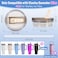 ANTAND 30oz Flip Straw Lid for Stanley Quencher H20 Tumbler 2 Pack Leak Proof Lid Replacement No Spill Cover for Stanley Cup Accessories ProTour Rose QuartzOld Pink
