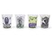 Silver Buffalo Disney Nightmare Before Christmas Featuring Jack Skellington Sally Oogie Boogie and Zero 4 Pack Mini Glasses 15 Ounces