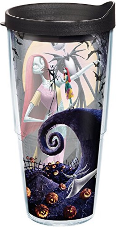 Tervis Disney The Nightmare Before Christmas Jack and Sally Insulated Tumbler 24oz Clear