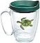 Tervis Tropical Animal Collection Made in USA Double Walled Insulated Tumbler Travel Cup Keeps Drinks Cold Hot 16oz Mug Turtle