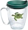 Tervis Tropical Animal Collection Made in USA Double Walled Insulated Tumbler Travel Cup Keeps Drinks Cold Hot 16oz Mug Turtle