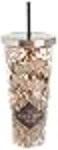 Spoontiques Harry Potter Tumbler Solemnly Swear Glitter Cup with Straw 20 oz Acrylic Multicolored
