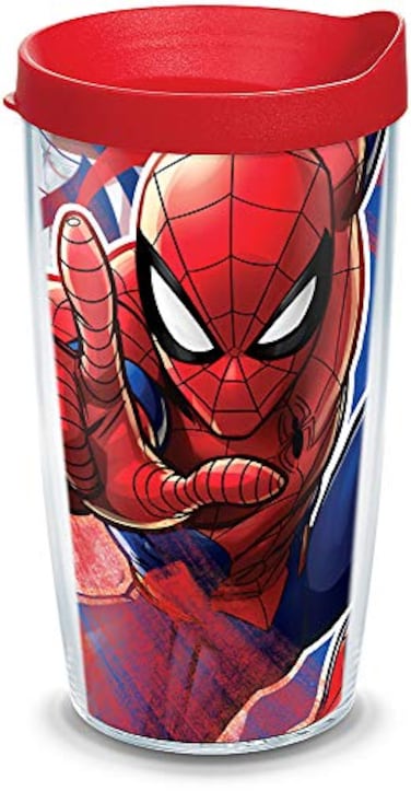 Tervis Marvel SpiderMan Iconic Made in USA Double Walled Insulated Tumbler Travel Cup Keeps Drinks Cold Hot 16oz Classic