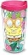 Tervis Nickelodeon SpongeBob SquarePants Made in USA Double Walled Insulated Tumbler Travel Cup Keeps Drinks Cold Hot 16oz Tropical