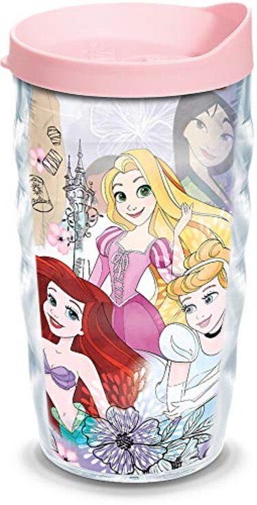 Tervis Disney Princess Group Made in USA Double Walled Insulated Tumbler Cup Keeps Drinks Cold Hot 10oz Wavy Classic