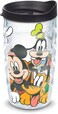 Tervis Disney Mickey Group Made in USA Double Walled Insulated Tumbler Travel Cup Keeps Drinks Cold Hot 10oz Wavy Classic