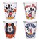 Silver Buffalo Disney Classic Mickey Mouse 4 Pack Mini Glasses 15 Ounces