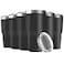 Deitybless 30oz Stainless Steel Travel Mug with Lid 6 Pack Double Wall Vacuum Insulated Bulk Tumbler Powder Coated Coffee Cup Suitable for Vehicle Cup HoldersBlack