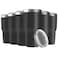 Deitybless 30oz Stainless Steel Travel Mug with Lid 6 Pack Double Wall Vacuum Insulated Bulk Tumbler Powder Coated Coffee Cup Suitable for Vehicle Cup HoldersBlack