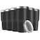 Deitybless 30oz Stainless Steel Travel Mug with Lid 6 Pack Double Wall Vacuum Insulated Bulk Tumbler Powder Coated Coffee Cup Suitable for Vehicle Cup HoldersBlack