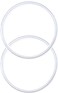 C&Berg 2 Pack 12 oz White Replacement Silicon Lid Ring 29 Inch Diameter White Gasket Seals Lid for Insulated Stainless Steel Wine Tumblers Gasket Rings Cups Vacuum Effect Fits on Renowned Brands