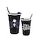 Silver Buffalo Siver Buffalo Nightmare Before Christmas What a Wonderful Nightmare Plastic Tumbler with Lid and Straw 32Ounce