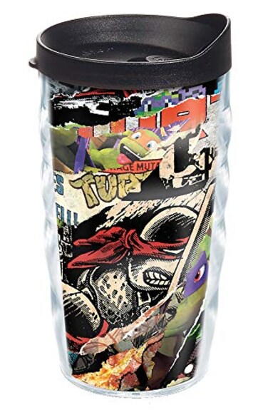 Tervis Nickelodeon Teenage Mutant Ninja Turtles Made in USA Double Walled Insulated Tumbler Travel Cup Keeps Drinks Cold Hot 10oz Wavy Classic