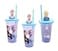 Zak Designs 3Pack Disney Frozen II Elsa 15oz Buddy Sip Tumbler Cup with Lid Straw BPAFree